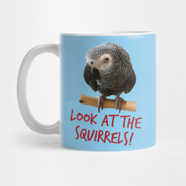 Look at the squirrels! by Einstein Parrot