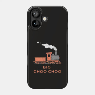 Big Choo Choo – Retro Steam Train Cartoon Design Phone Case