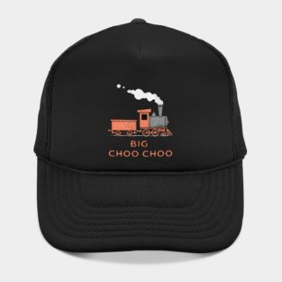 Big Choo Choo – Retro Steam Train Cartoon Design Hat