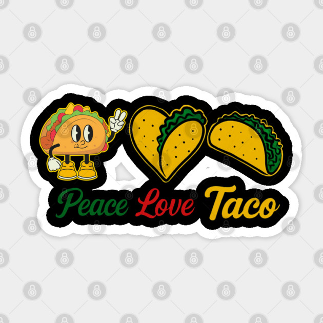 Taco-trump Sticker by Creatifly Graphic Tees