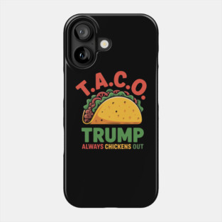 Trump-Always-Chickens-Out Phone Case