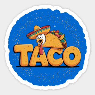 Taco-trump Sticker