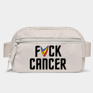 F*ck Cancer Trek Geeks Delta (Black Letters) Bag