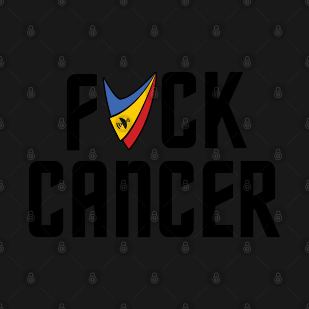 F*ck Cancer Trek Geeks Delta (Black Letters) by trekgeeks