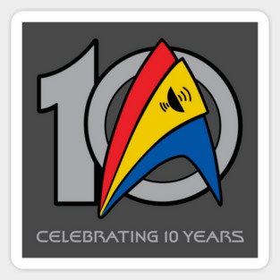 Trek Geeks 10th Anniversary Magnet
