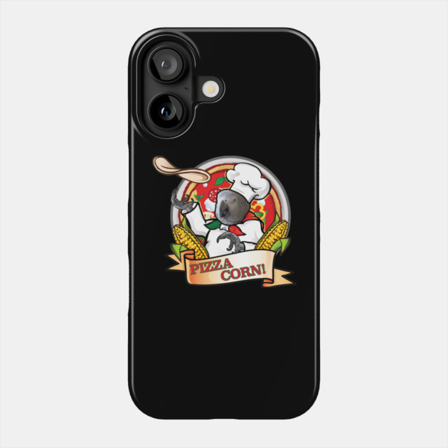 Pizza Corn! Phone Case by Einstein Parrot