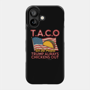 Trump-Always-Chickens-Out Phone Case