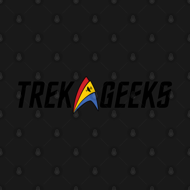 Trek Geeks Logo (Black Letters) by trekgeeks