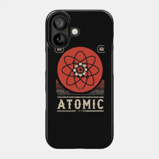 Atomic Age Science Poster - Retro Nuclear Esoteric Art Print Phone Case
