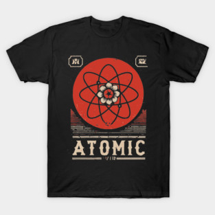 Atomic Age Science Poster - Retro Nuclear Esoteric Art Print T-Shirt