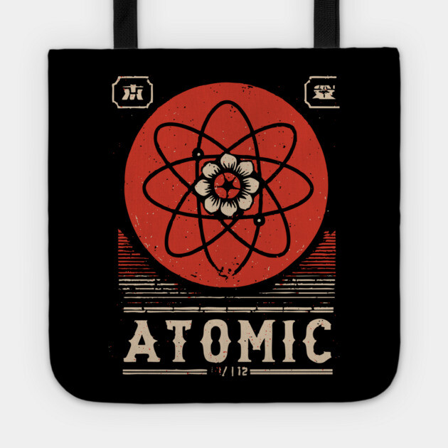 Atomic Age Science Poster - Retro Nuclear Esoteric Art Print Tote by TuncGK