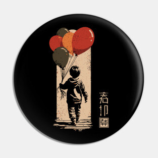 Birthday Boy Vintage Woodblock - Nostalgic Screenprint Poster Pin