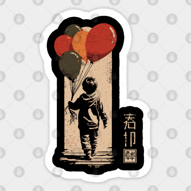 Birthday Boy Vintage Woodblock - Nostalgic Screenprint Poster Sticker by TuncGK