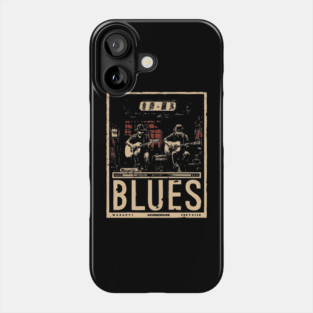 Blues Band Neo Noir Poster - Urban Folklore Music Art Phone Case
