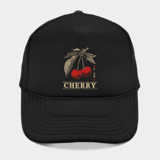 Cherry Branch Botanical - Dark Academia Wabi Sabi Print Hat
