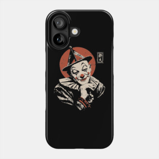 Vintage Circus Clown - Neo Noir Surrealist Propaganda Phone Case
