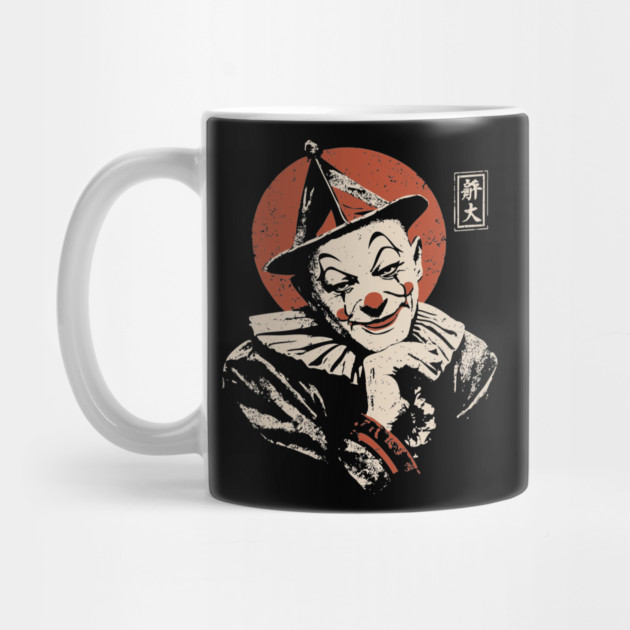 Vintage Circus Clown - Neo Noir Surrealist Propaganda by TuncGK