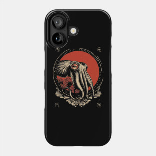 Cuttlefish Ocean Print - Esoteric Marine Mythpunk Art Phone Case
