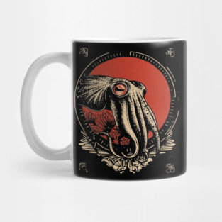 Cuttlefish Ocean Print - Esoteric Marine Mythpunk Art Mug