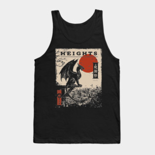 Heights of Dragon Gothic - Dark Academia Mythpunk Poster Tank Top