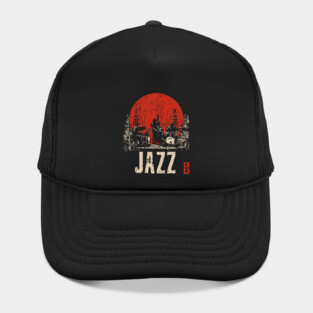 Jazz Band 1920's - Tech Noir Music Propaganda Print Hat