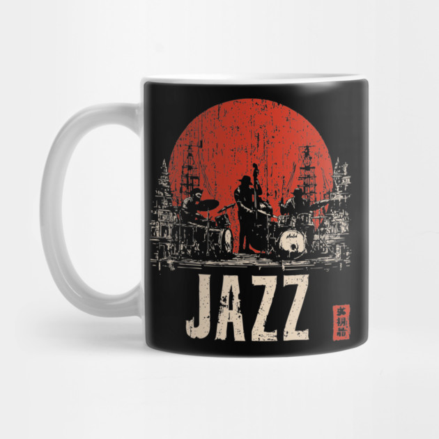 Jazz Band 1920's - Tech Noir Music Propaganda Print by TuncGK