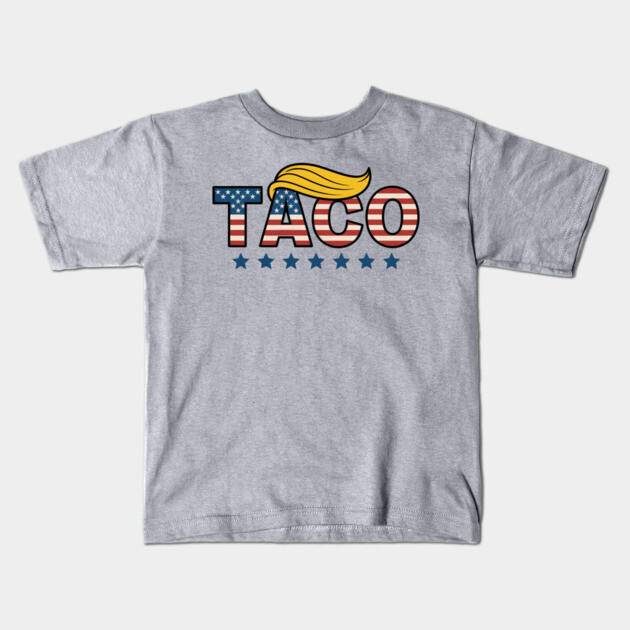 Taco-trump Kids T-Shirt by Creatifly Graphic Tees