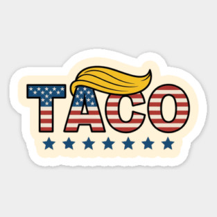 Taco-trump Sticker