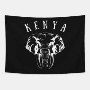 Kenya Travel Africa Elephant Tapestry