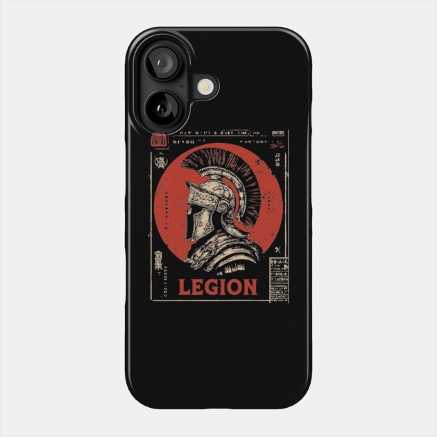 Roman Legion Soldier - Constructivist Military Propaganda Art Phone Case by TuncGK
