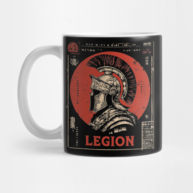 Roman Legion Soldier - Constructivist Military Propaganda Art by TuncGK
