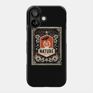 Nature Ornamental Frame - Esoteric Art Nouveau Propaganda Phone Case
