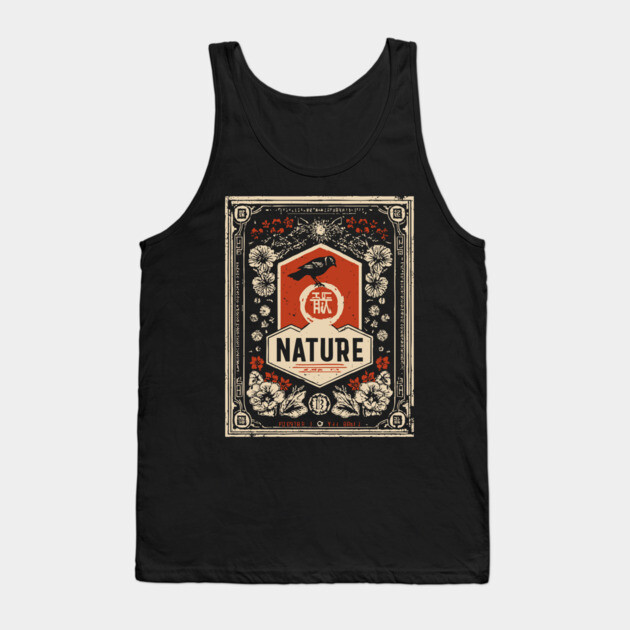Nature Ornamental Frame - Esoteric Art Nouveau Propaganda Tank Top by TuncGK