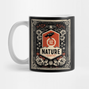 Nature Ornamental Frame - Esoteric Art Nouveau Propaganda Mug