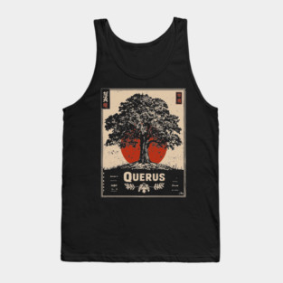 Querus Oak Tree - Dark Academia Liminal Forest Print Tank Top