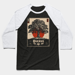 Querus Oak Tree - Dark Academia Liminal Forest Print Baseball T-Shirt