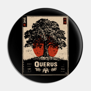 Querus Oak Tree - Dark Academia Liminal Forest Print Pin