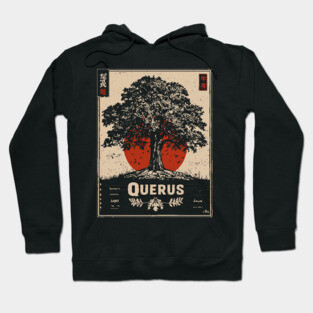 Querus Oak Tree - Dark Academia Liminal Forest Print Hoodie