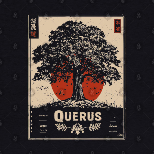 Querus Oak Tree - Dark Academia Liminal Forest Print by TuncGK