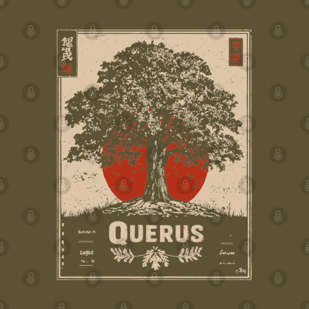 Querus Oak Tree - Dark Academia Liminal Forest Print by TuncGK