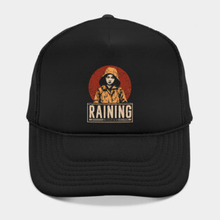 Raining Solitude - Neo Noir Urban Folklore Print Hat