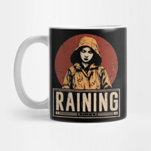 Raining Solitude - Neo Noir Urban Folklore Print Mug