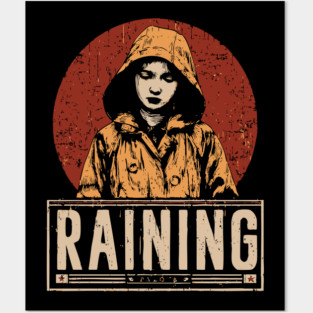 Raining Solitude - Neo Noir Urban Folklore Print Posters and Art