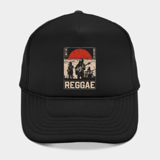 Reggae Band Silhouette - Crossover Rhythm Propaganda Art Hat