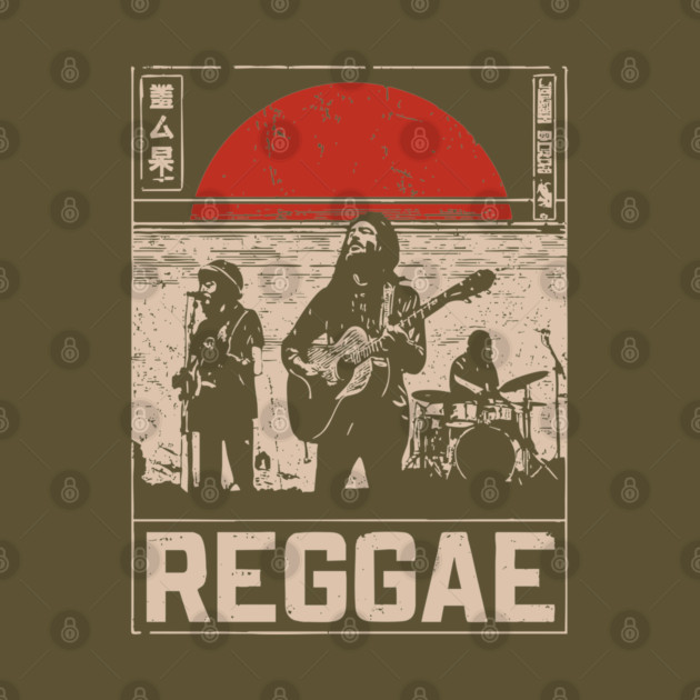 Reggae Band Silhouette - Crossover Rhythm Propaganda Art by TuncGK