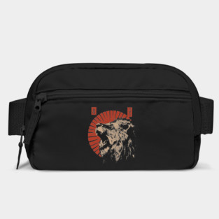 Roaring Lion Rising Sun - Constructivist Wildlife Propaganda Bag