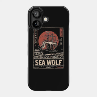 Sea Wolf Pirate Ship - Maritime Dieselpunk Adventure Print Phone Case
