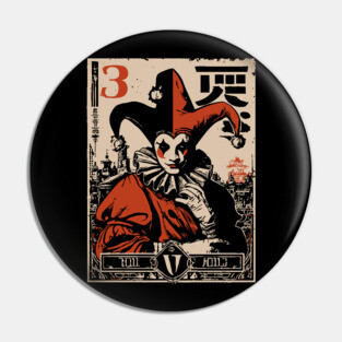 The Fool Tarot Card - Surrealist Mythpunk Fortune Art Pin