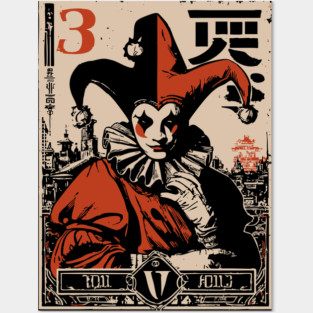 The Fool Tarot Card - Surrealist Mythpunk Fortune Art Posters and Art