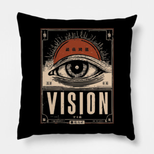 All-Seeing Eye Vision - Esoteric Illuminati Propaganda Poster Pillow